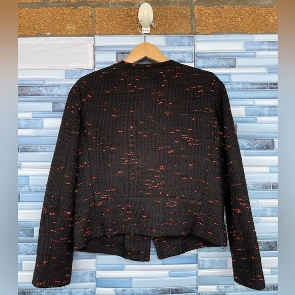 Sandro Veritage Tweed Jacket in Black 40/8 - Picture 8 of 13